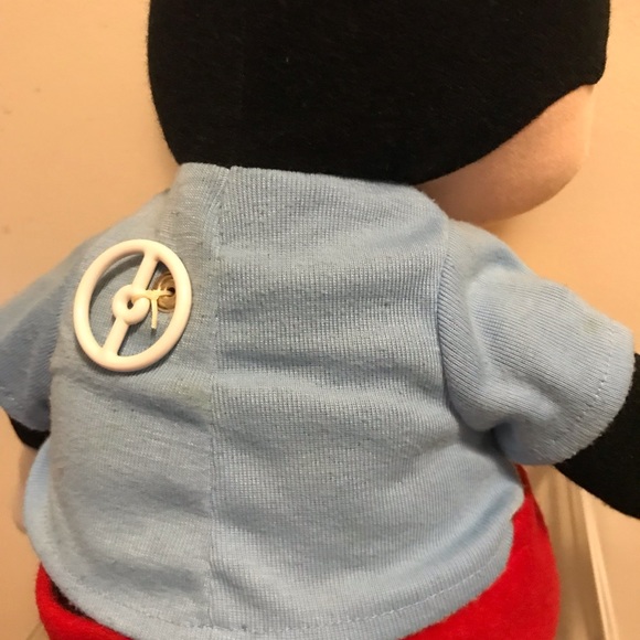 Vintage 1988 Playskool Disney Mickey Mouse Talking Pull String 22” Plush - Picture 7 of 10